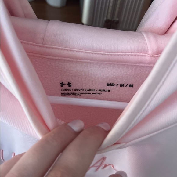 Under Armour Women's Light Pink Hoodie - Picture 2 of 7